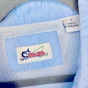 WORLD WIDE SPORTSMAN, BLUE , SIZE LARGE
